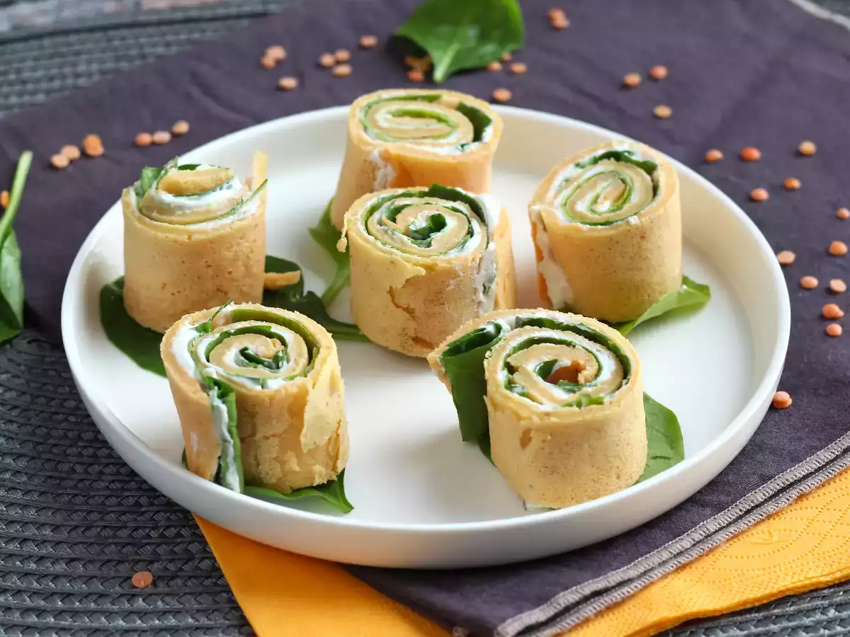 Pancake miju-miju merah, hanya dengan 2 bahan - foto 2