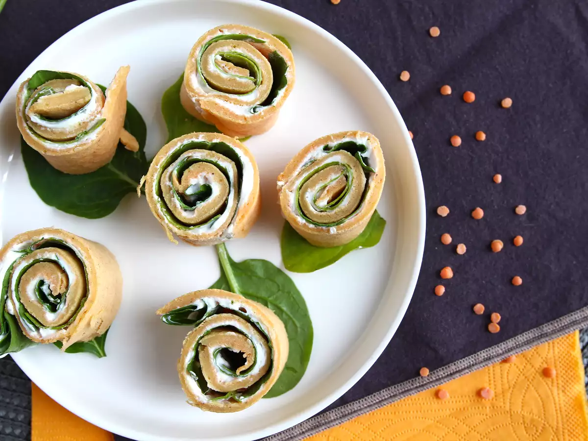 Pancake miju-miju merah, hanya dengan 2 bahan - foto 3