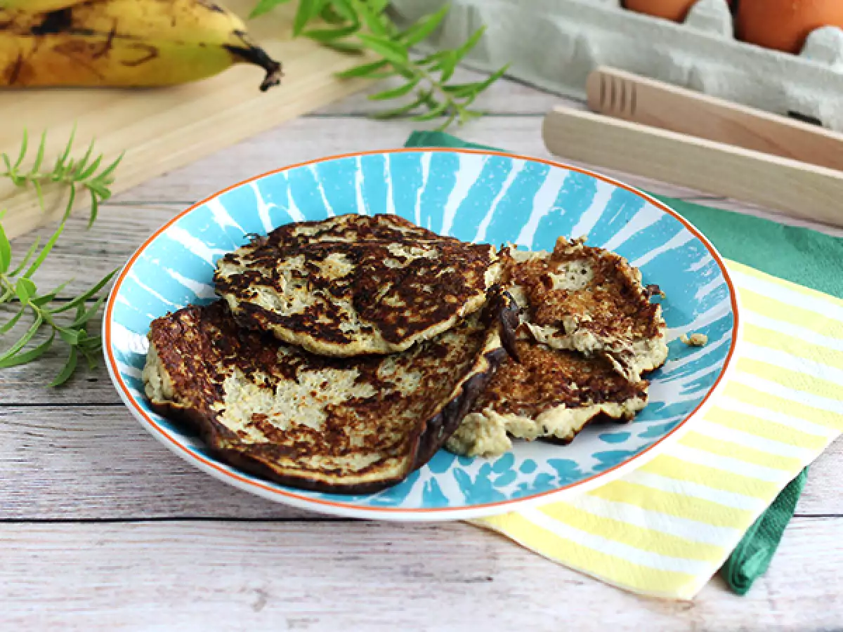 Pancake Pisang Cepat dan Bebas Gluten (Pisang + Telur) - foto 3