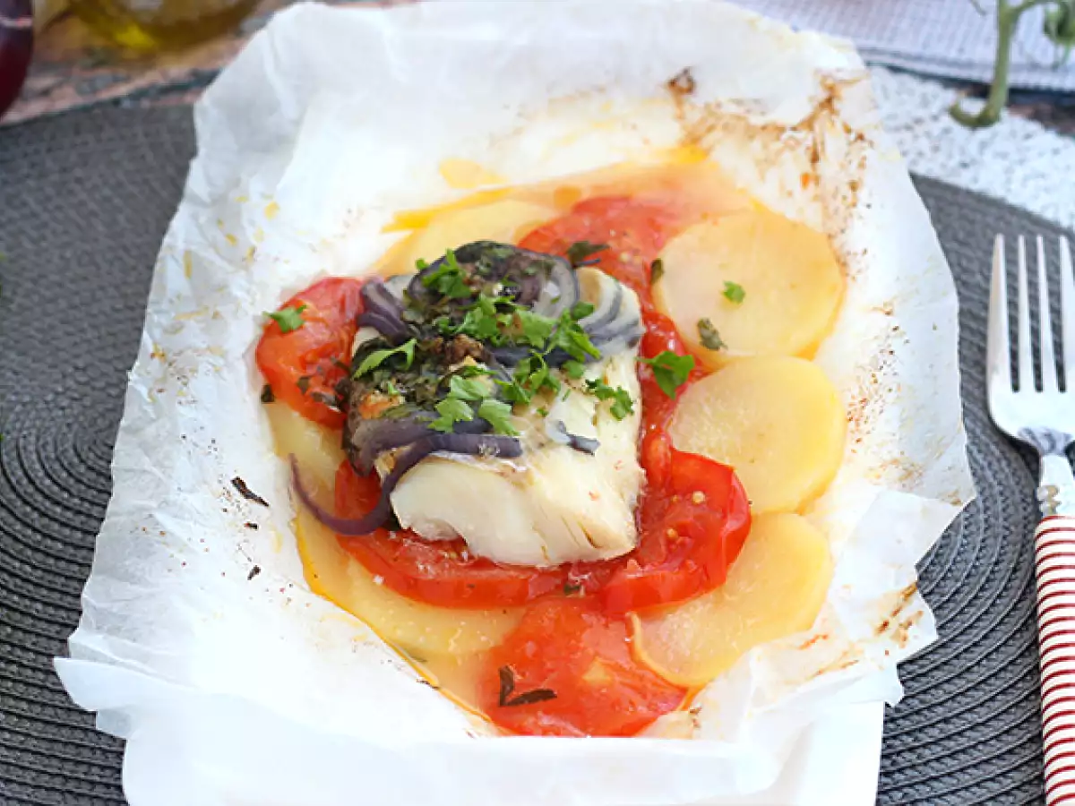 Papillote ikan kod - foto 2