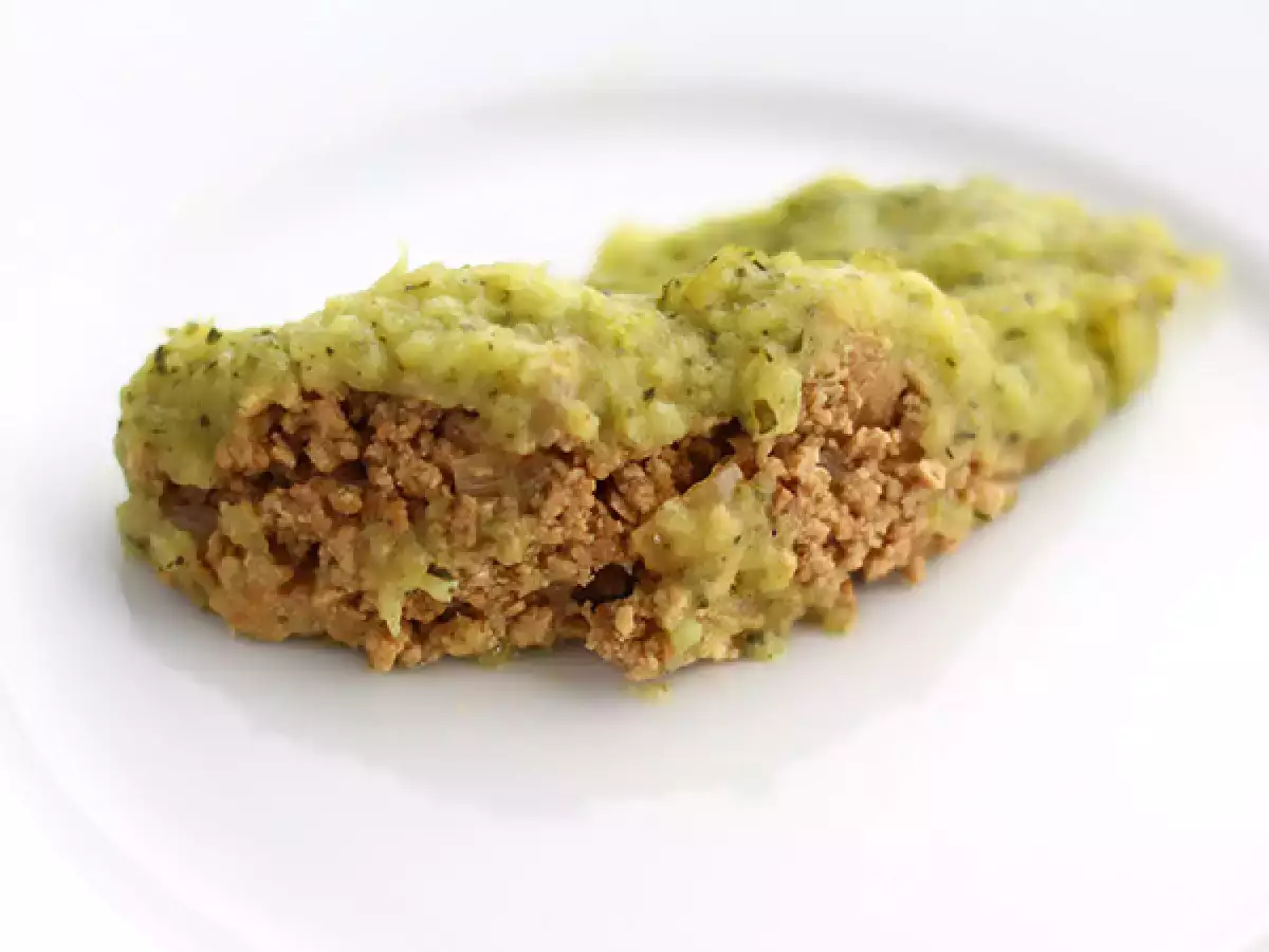 Parmentier Vegan dengan Zucchini dan Tahu - foto 3