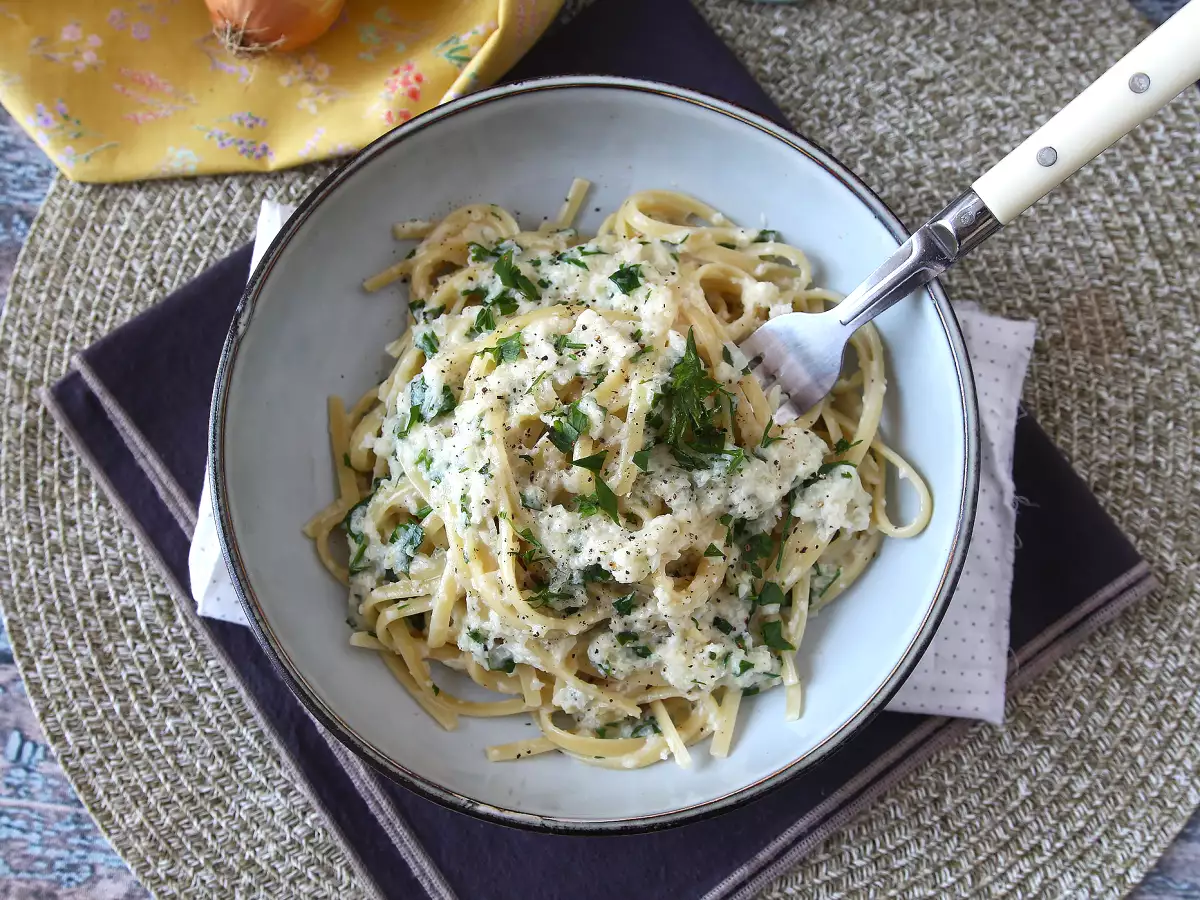 Pasta bawang bombay yang lembut: hidangan pertama yang lezat dan super murah! - foto 2