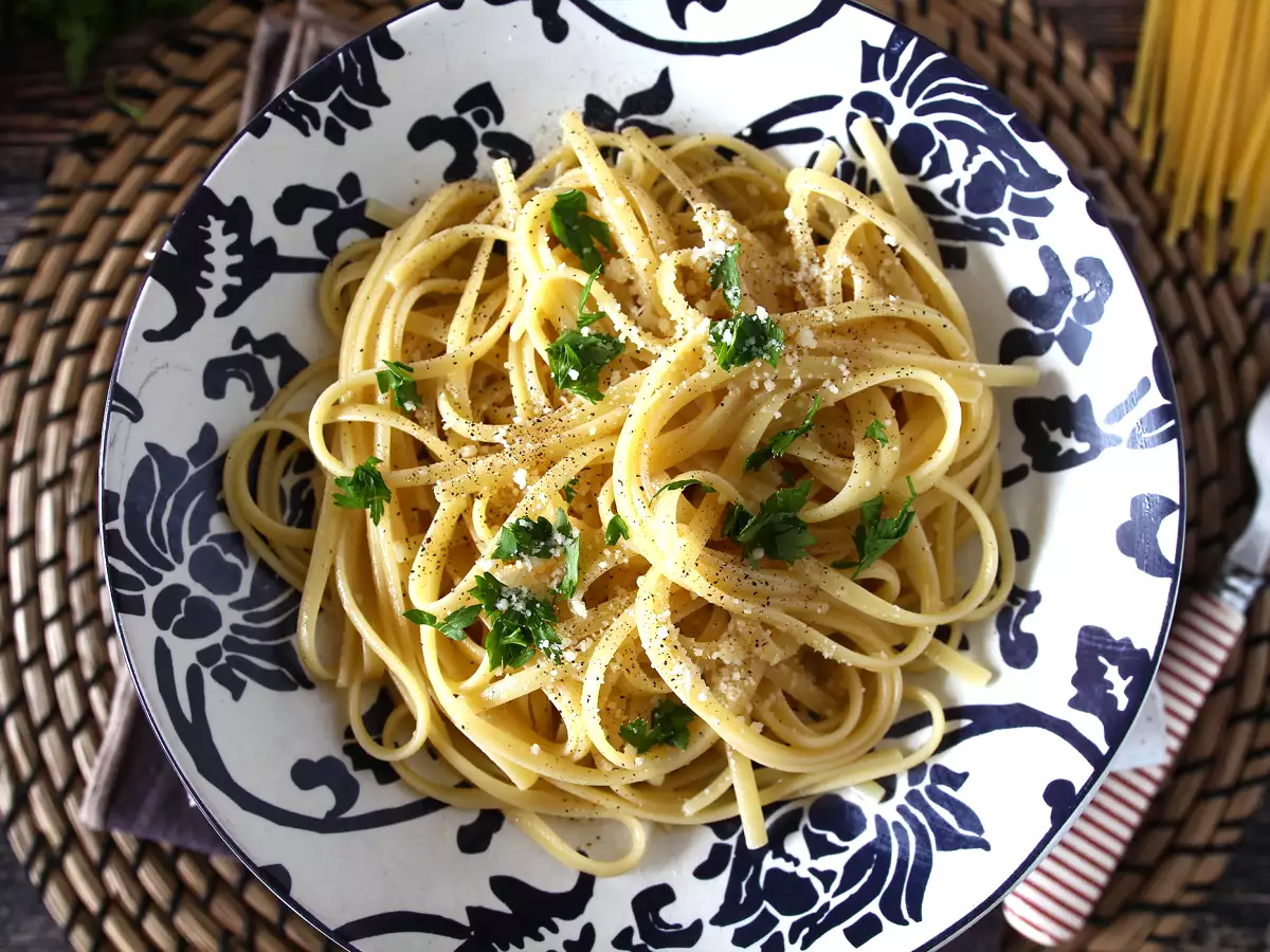 Pasta dengan lemon - Pasta al limone (favorit masa depan Anda!) - foto 2