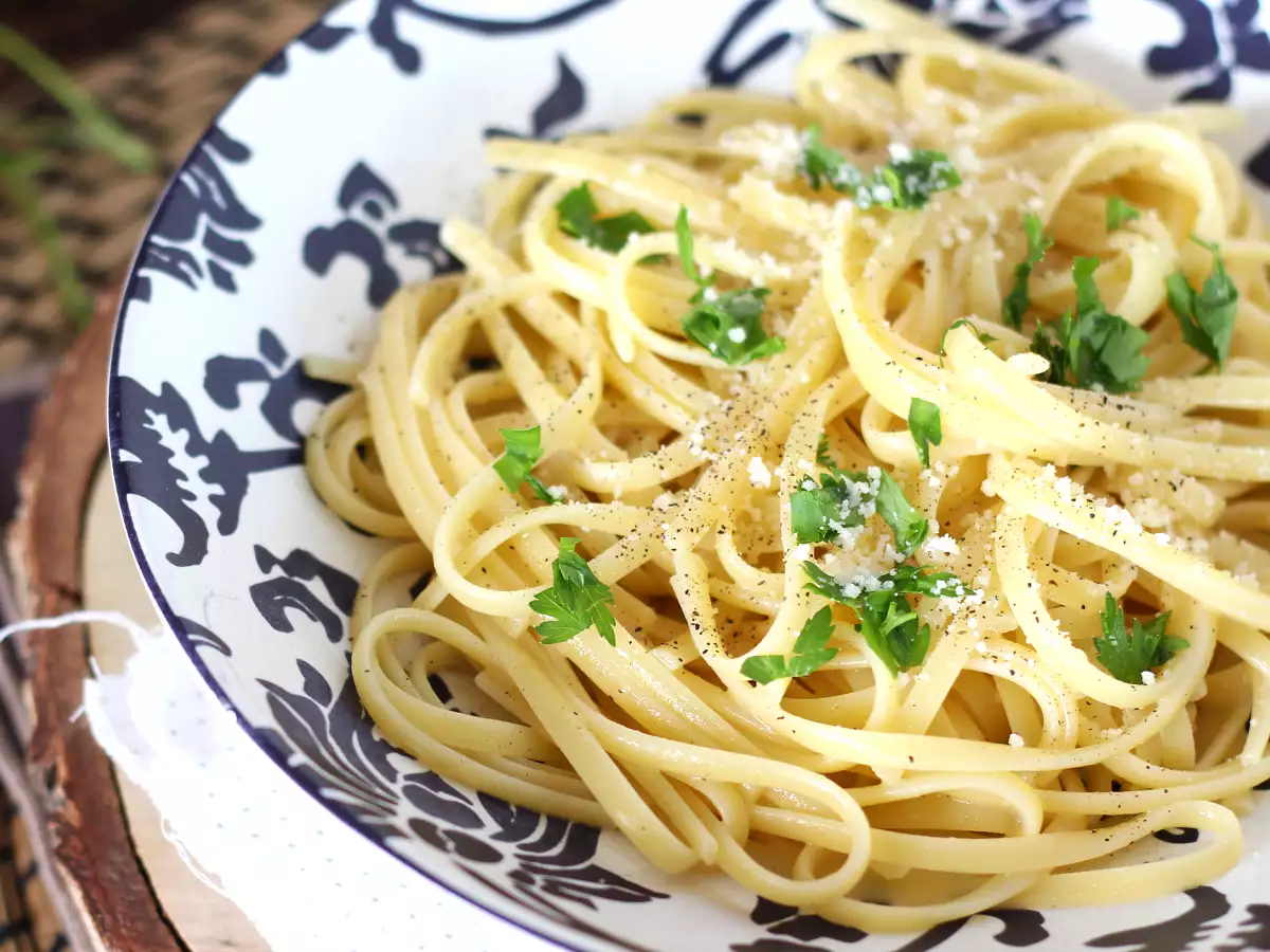 Pasta dengan lemon - Pasta al limone (favorit masa depan Anda!) - foto 3