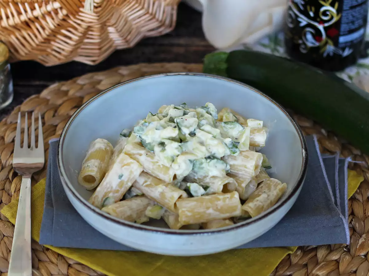 Pasta Krim Zucchini, Resep Lezat yang Cepat dan Mudah Dibuat - foto 2