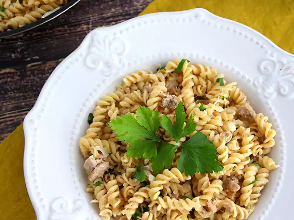 Pasta tuna yang mudah - foto 2