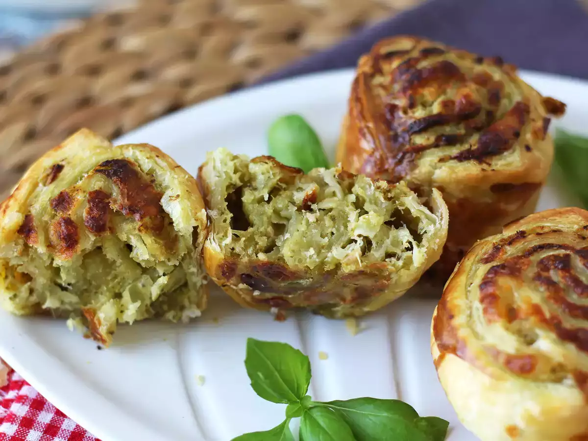 Pastry pesto mozzarella dengan air fryer, siap dalam 15 menit! - foto 3