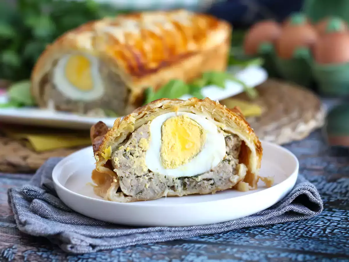 Pâté Berrichon, pâté Paskah super gourmet untuk hidangan tradisional! - foto 5