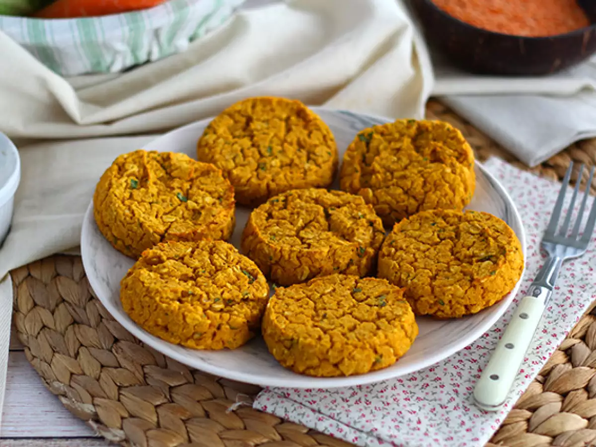Perkedel Lentil Merah dan Wortel - foto 2