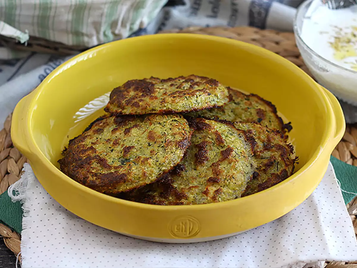 Perkedel Zucchini dan Feta - foto 2