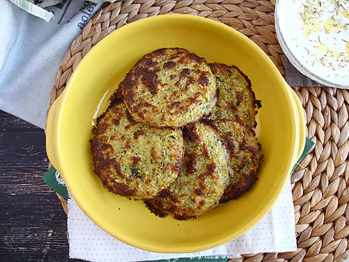 Perkedel Zucchini dan Feta - foto 4
