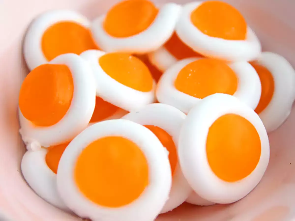 Permen Telur Mata Sapi (Mudah dan Dijelaskan Langkah demi Langkah) - foto 2