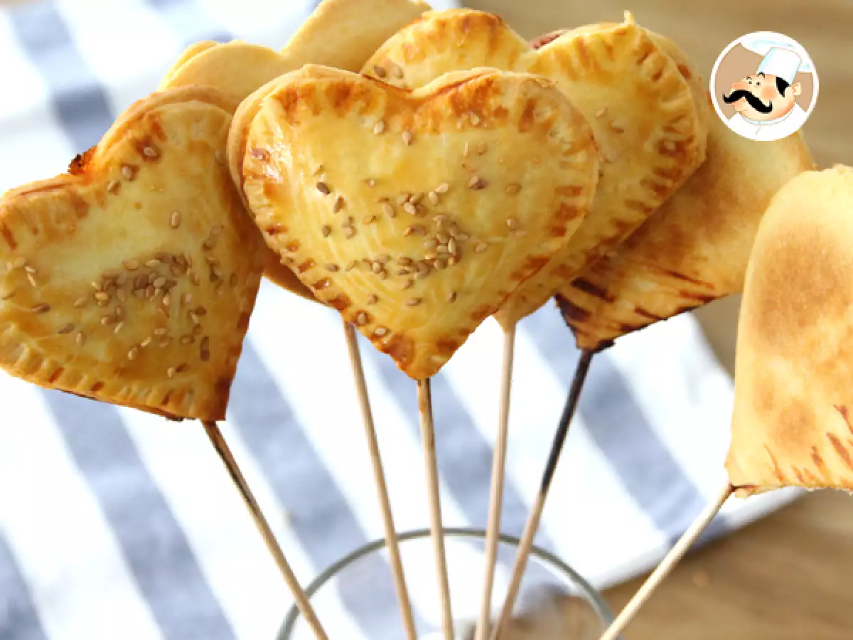 Pie Pops berbentuk hati untuk Hari Valentine - foto 3