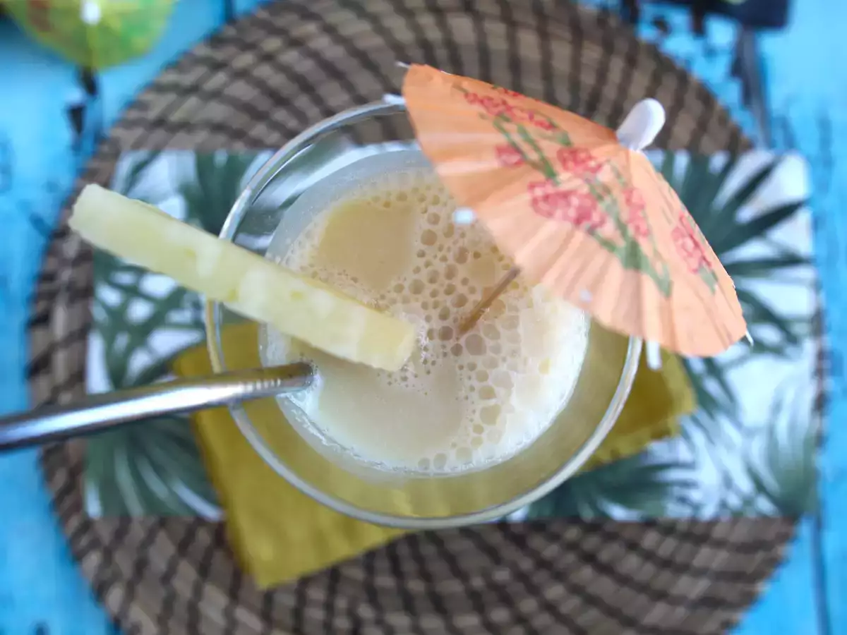 Pina colada cepat tanpa alkohol - foto 3