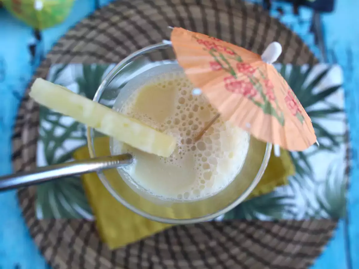 Piña colada tanpa alkohol yang cepat dibuat - foto 3