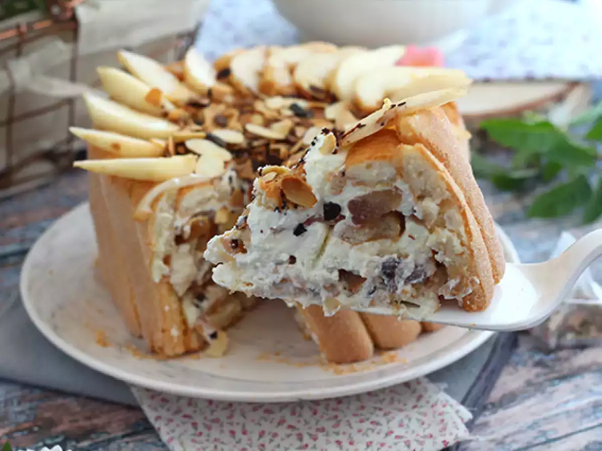 Pir dan almond panggang charlotte - foto 4