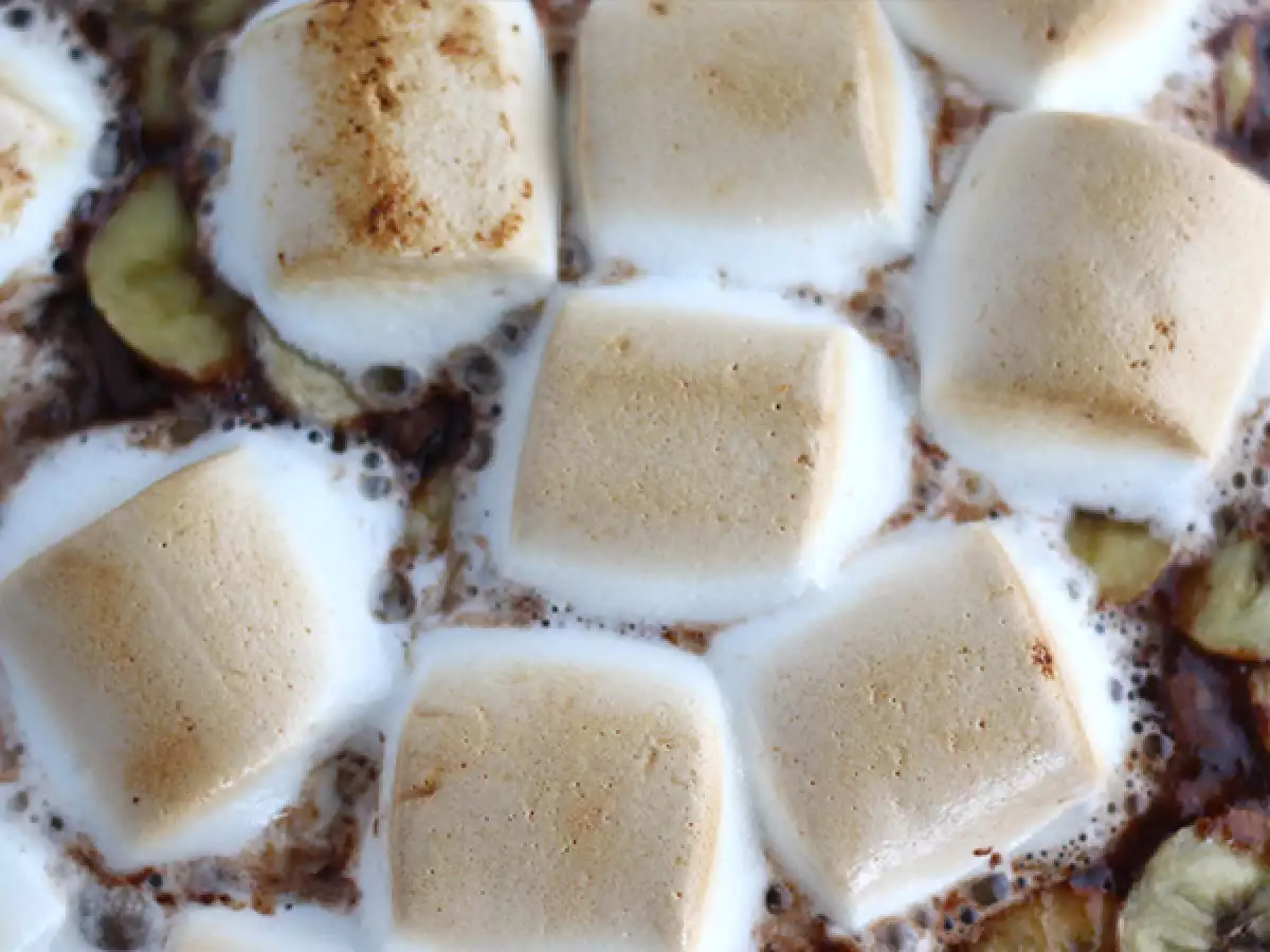 Pisang manis dan pizza cokelat - foto 2