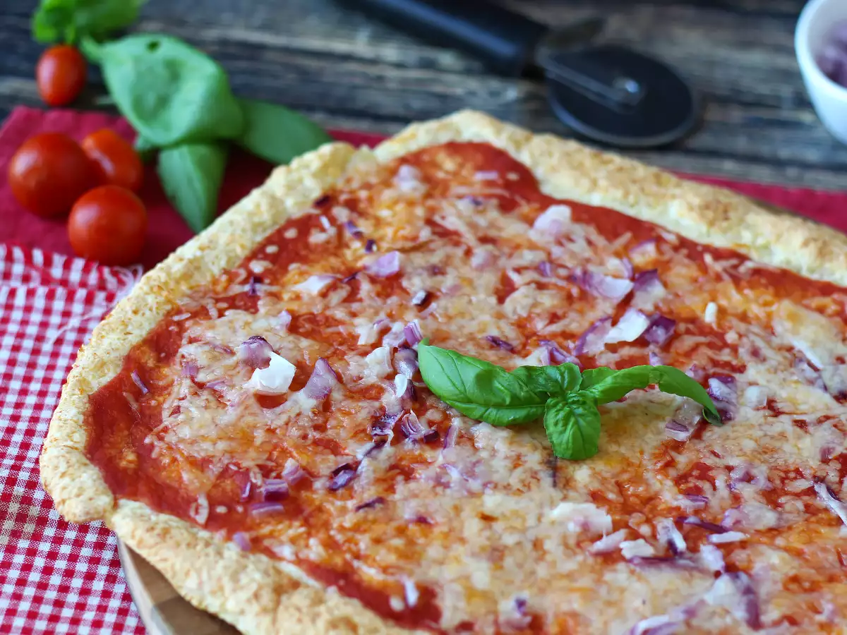 Pizza dengan keju cottage - foto 4