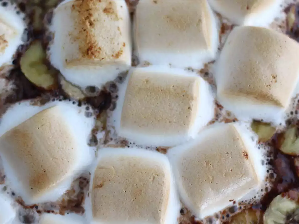 Pizza Manis Pisang dan Cokelat - foto 2