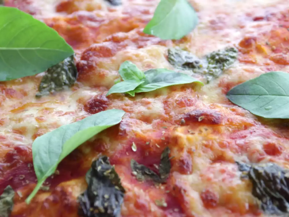 Pizza Margherita yang lembab - foto 3