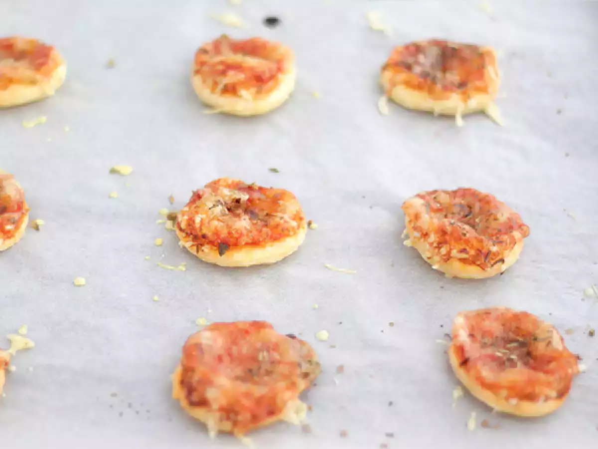 Pizza mini dengan puff pastry - foto 3
