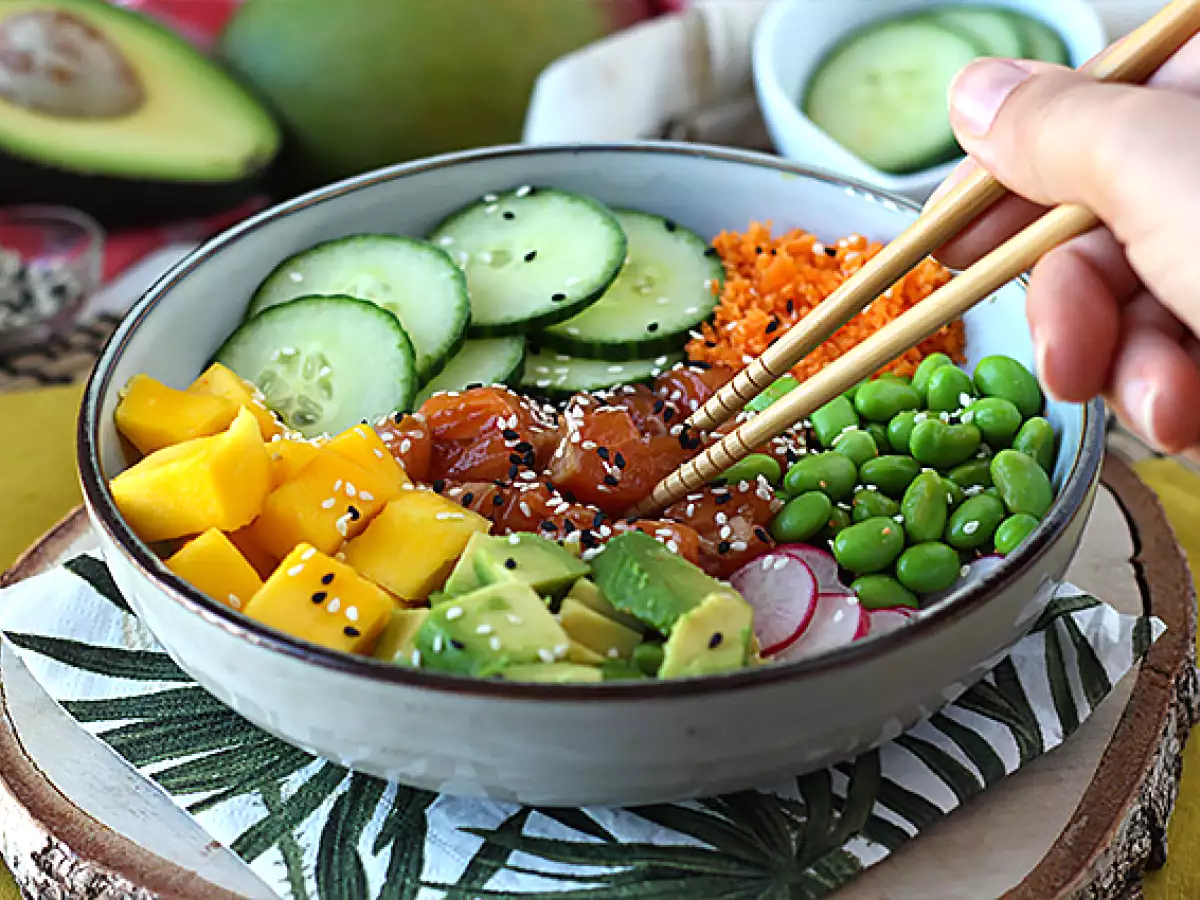 Poké bowl salmon - foto 3