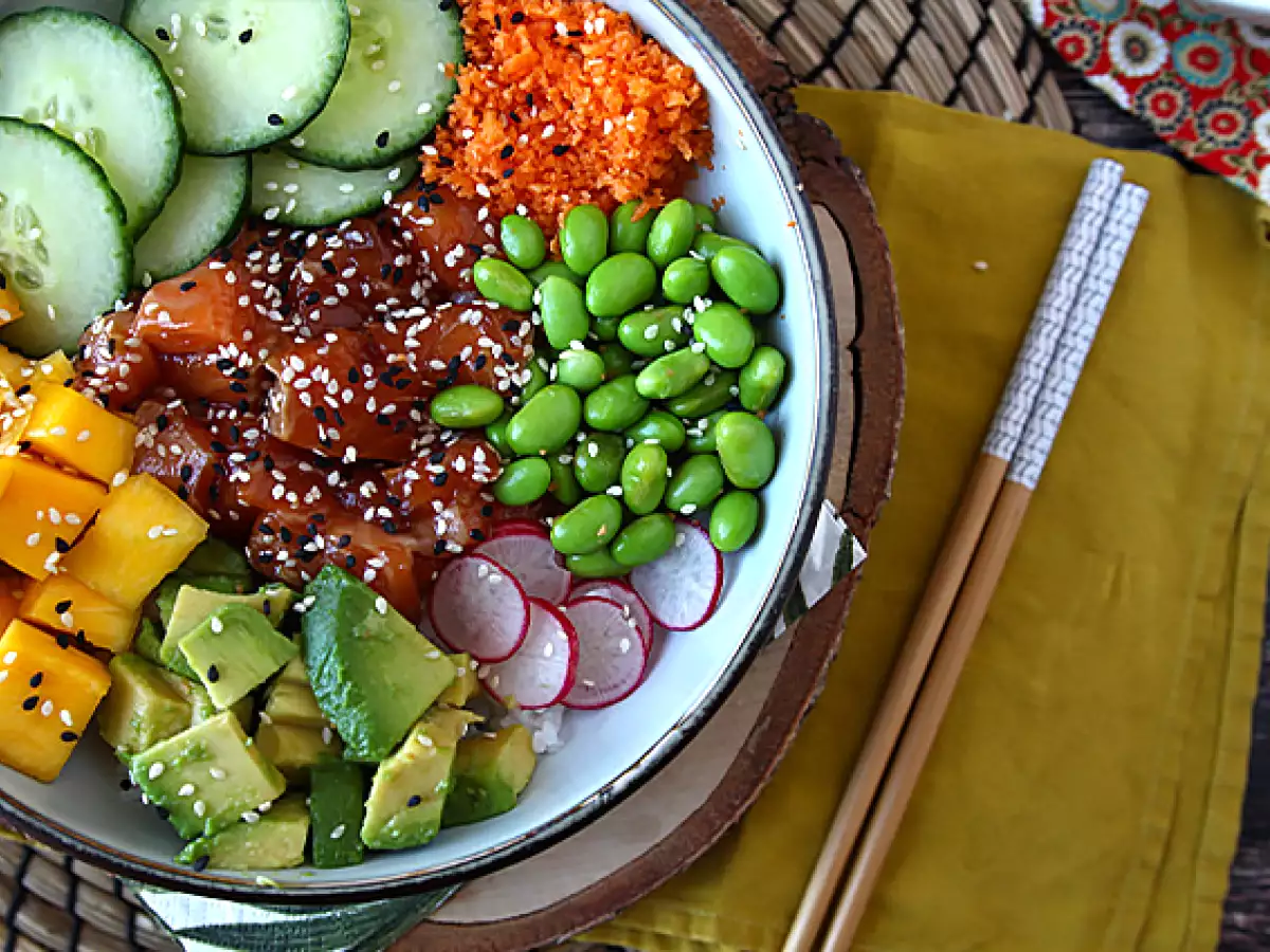 Poké bowl salmon - foto 4