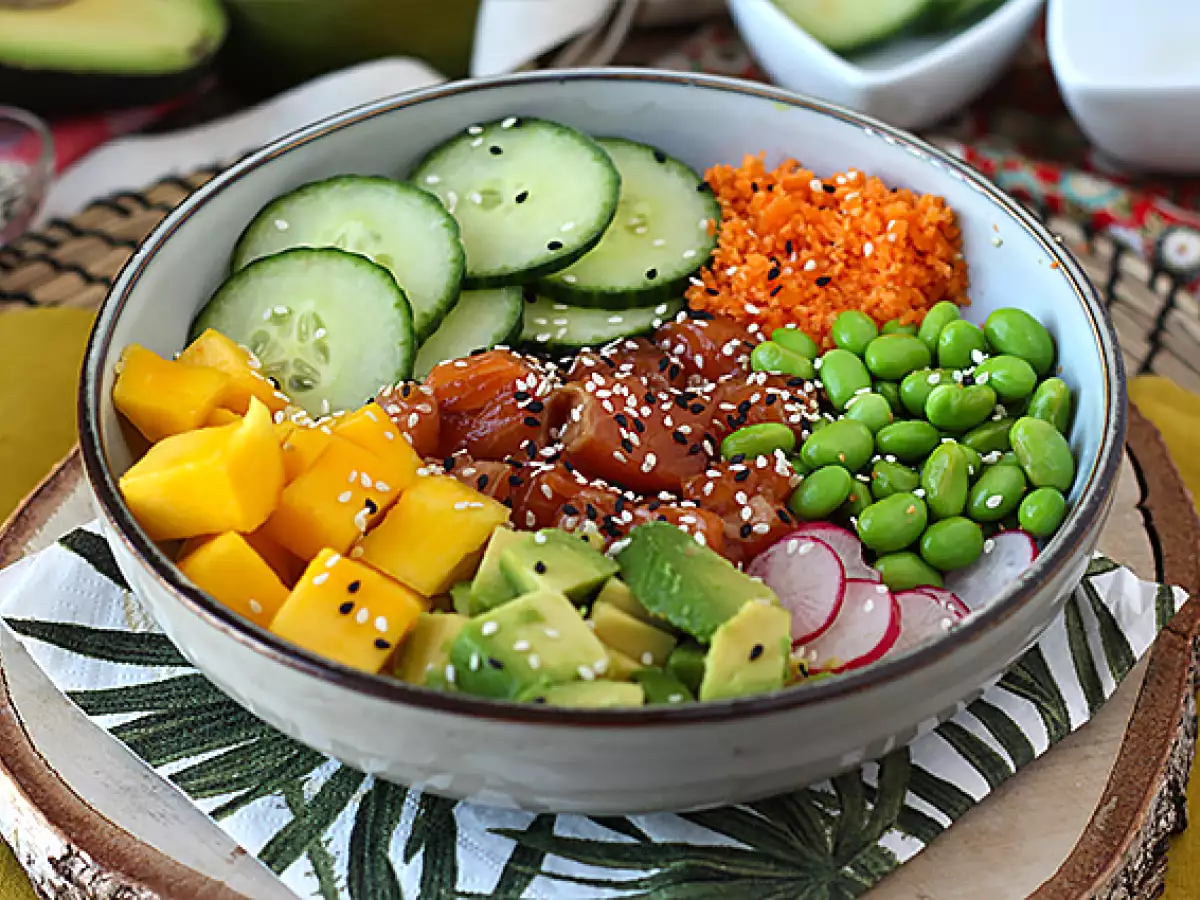 Poké bowl salmon - foto 5