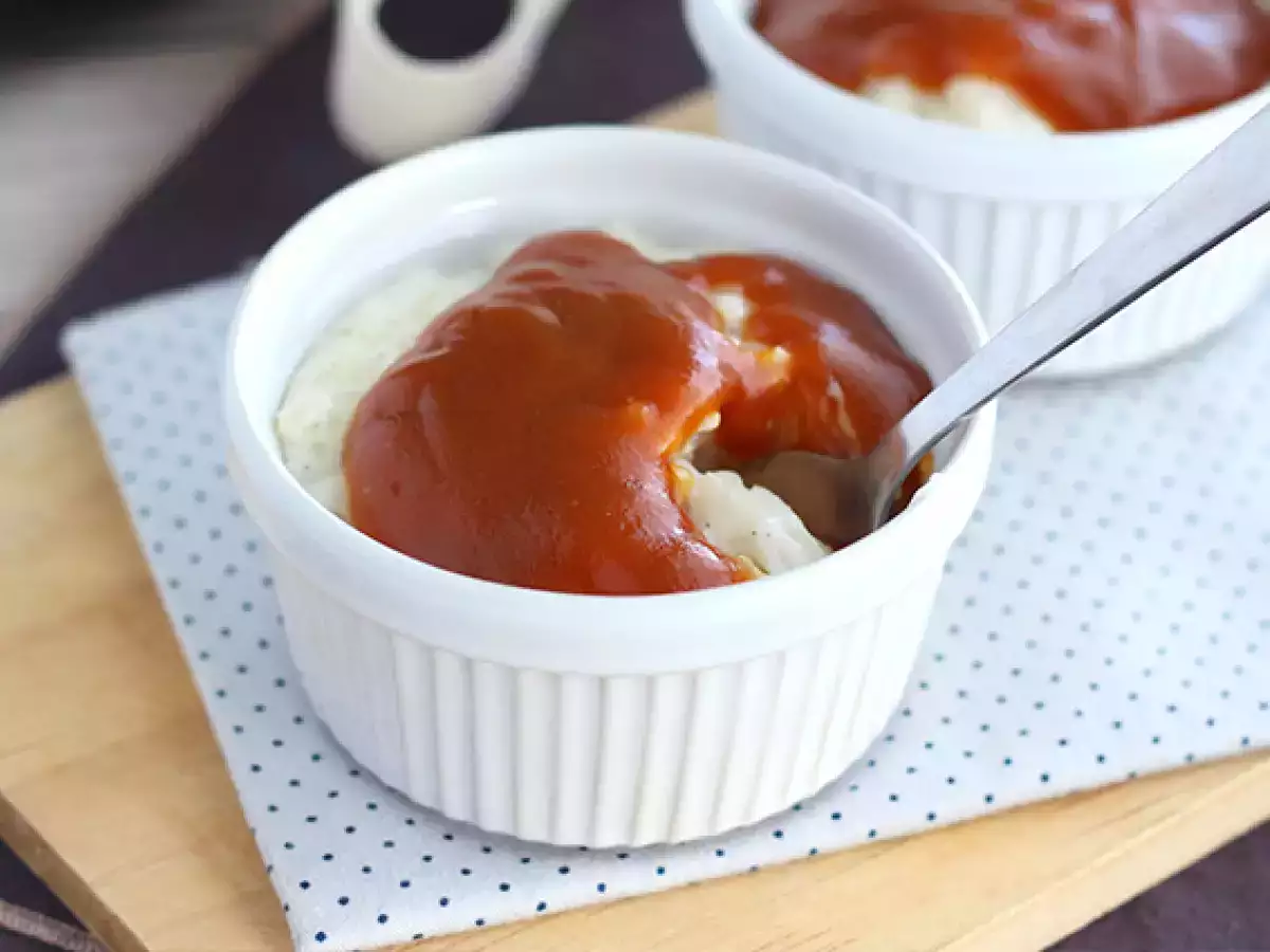 Puding beras dengan karamel mentega asin - foto 2