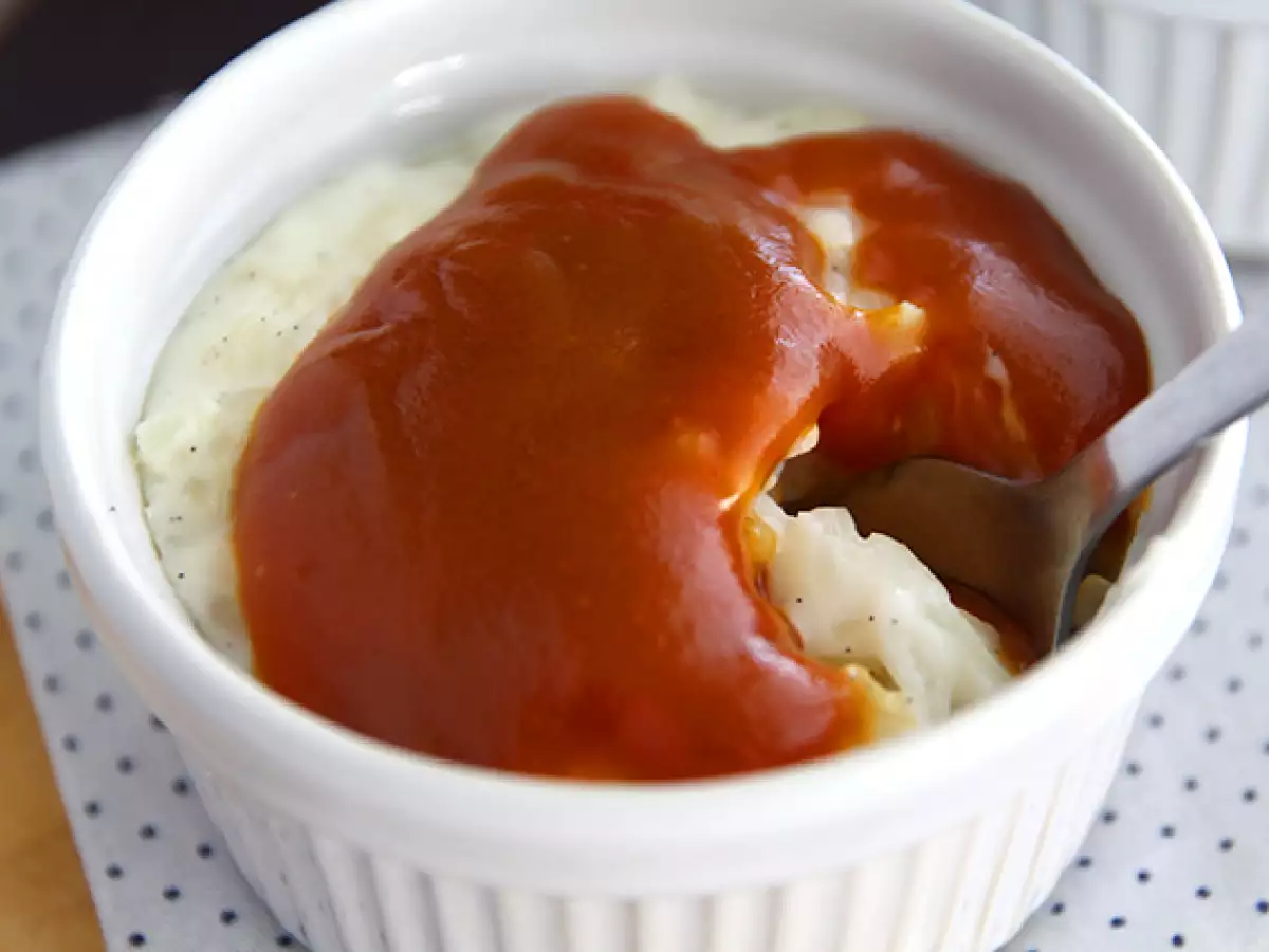 Puding beras dengan karamel mentega asin - foto 5