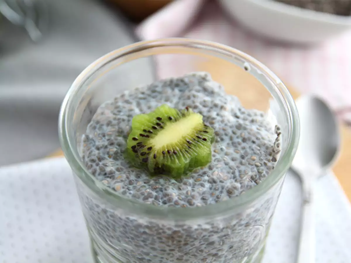Puding Biji Chia dengan Kiwi - foto 4