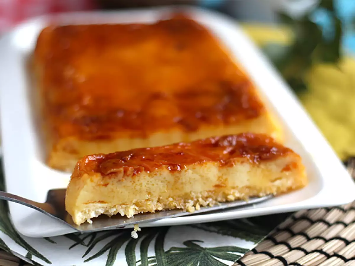 Puding kelapa dalam microwave dalam 8 menit - foto 2