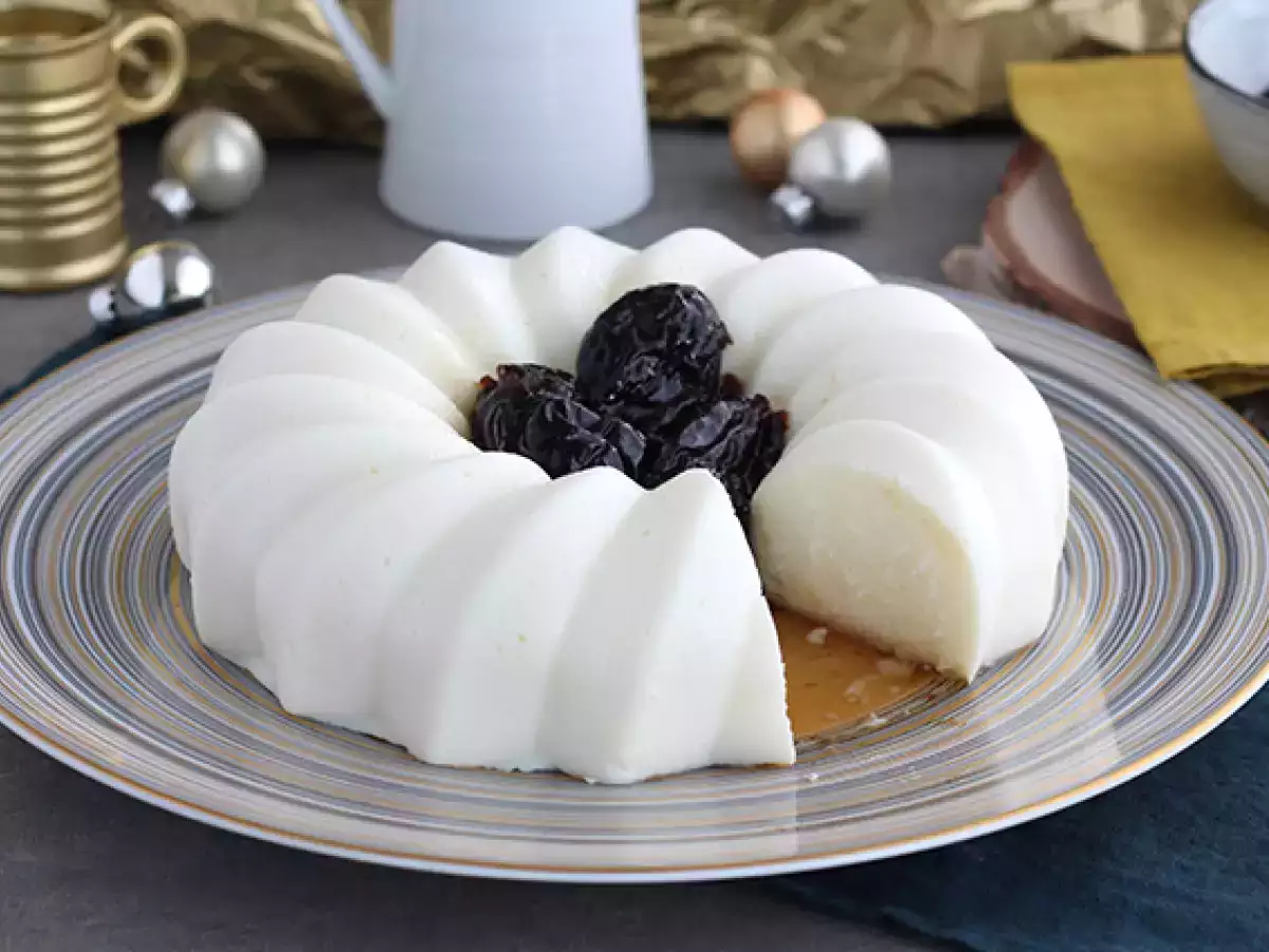 Puding Kelapa dengan Saus Prune Kering - foto 5