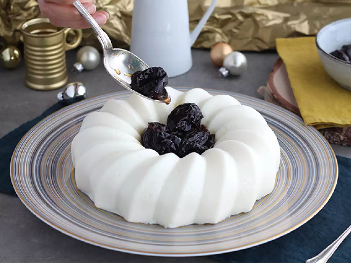 Puding Kelapa dengan Saus Prune Kering - foto 7