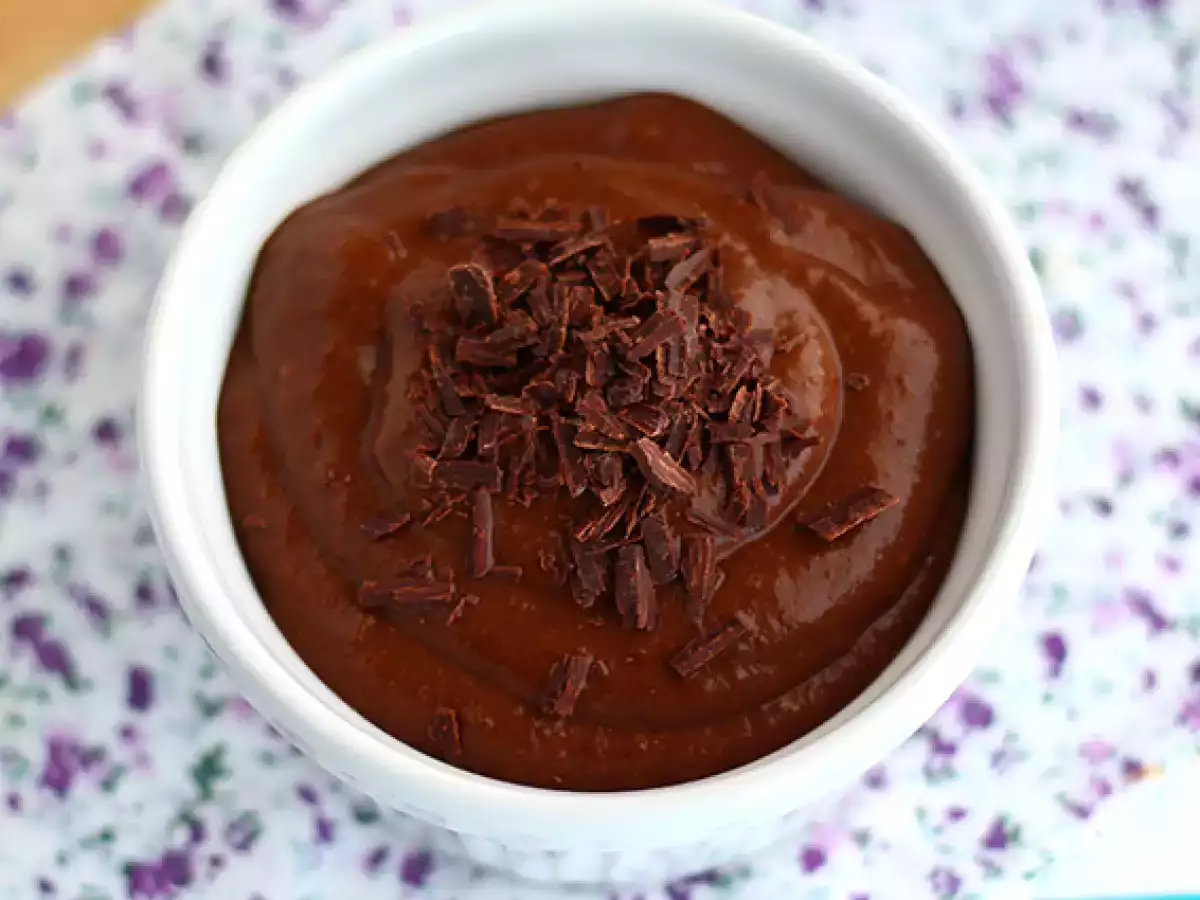 Puding Vegan Cokelat, Pisang, dan Alpukat - foto 2