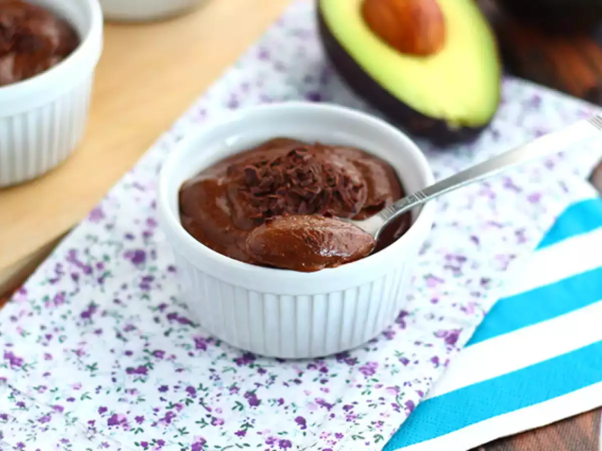 Puding Vegan Cokelat, Pisang, dan Alpukat - foto 3