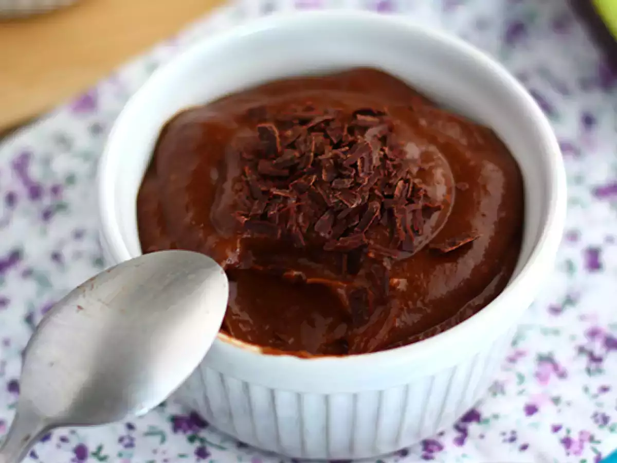 Puding Vegan Cokelat, Pisang, dan Alpukat - foto 4