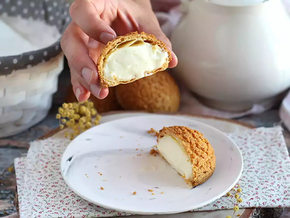 Puff kerupuk krim vanila - foto 3