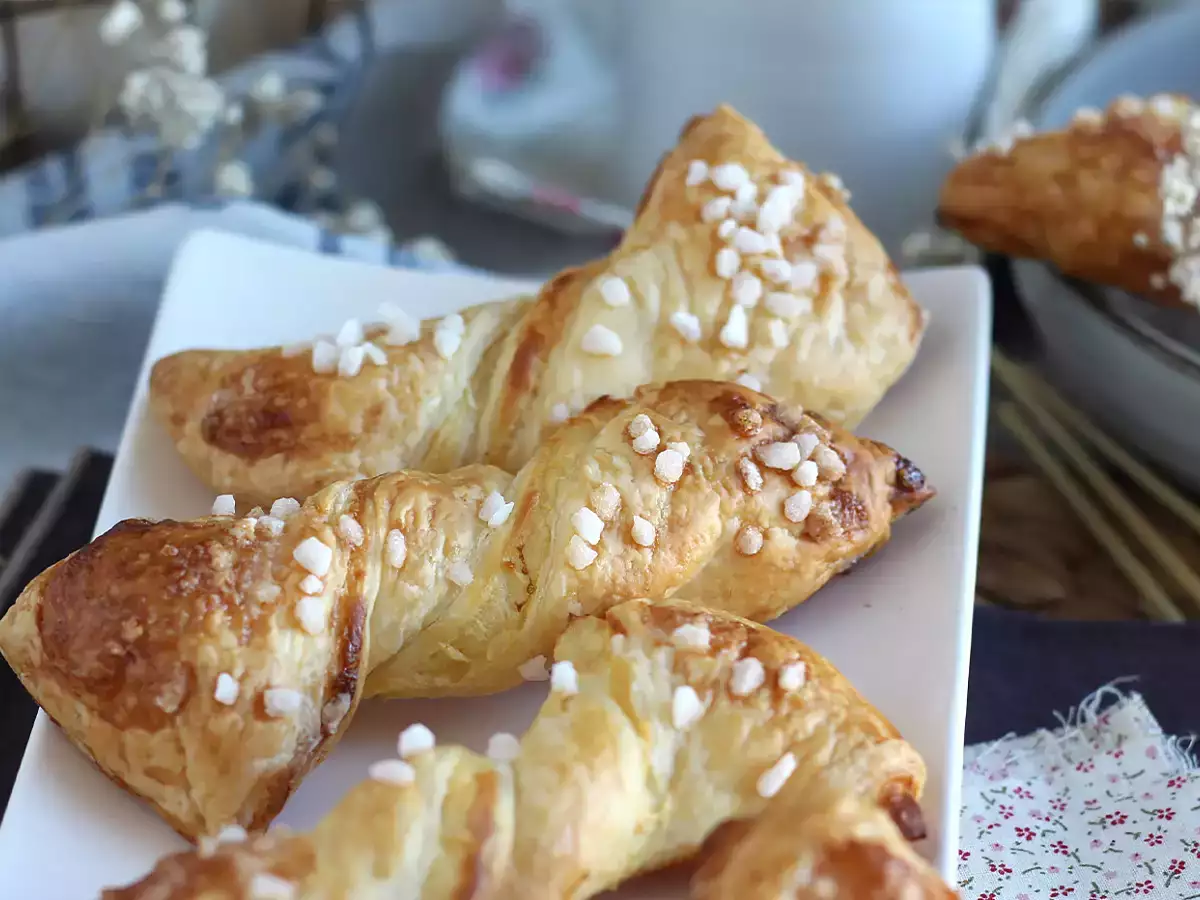 Puff pastry yang dipadukan dengan krim pastry vanila - foto 6