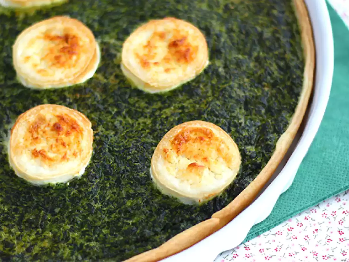 Quiche bayam dan keju kambing - foto 3