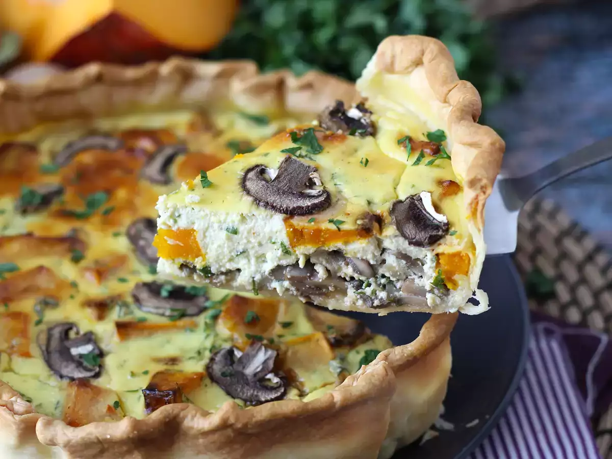 Quiche Jamur dan Labu Potimarron - foto 3
