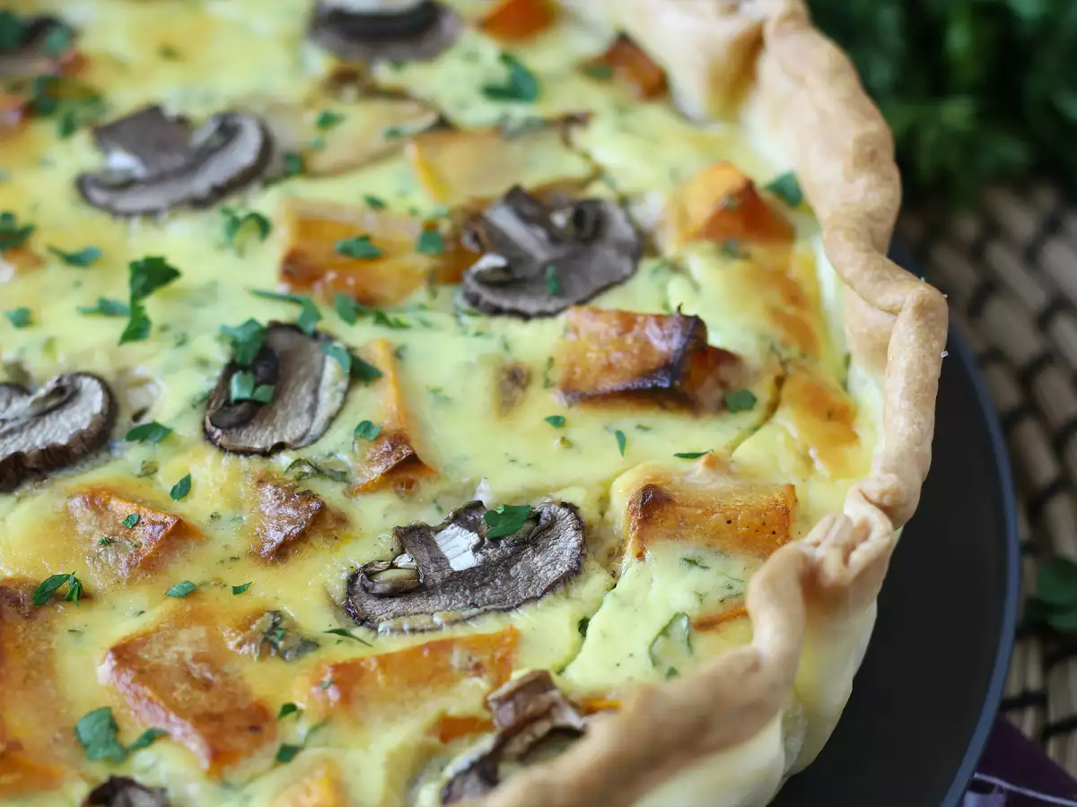 Quiche Jamur dan Labu Potimarron - foto 4