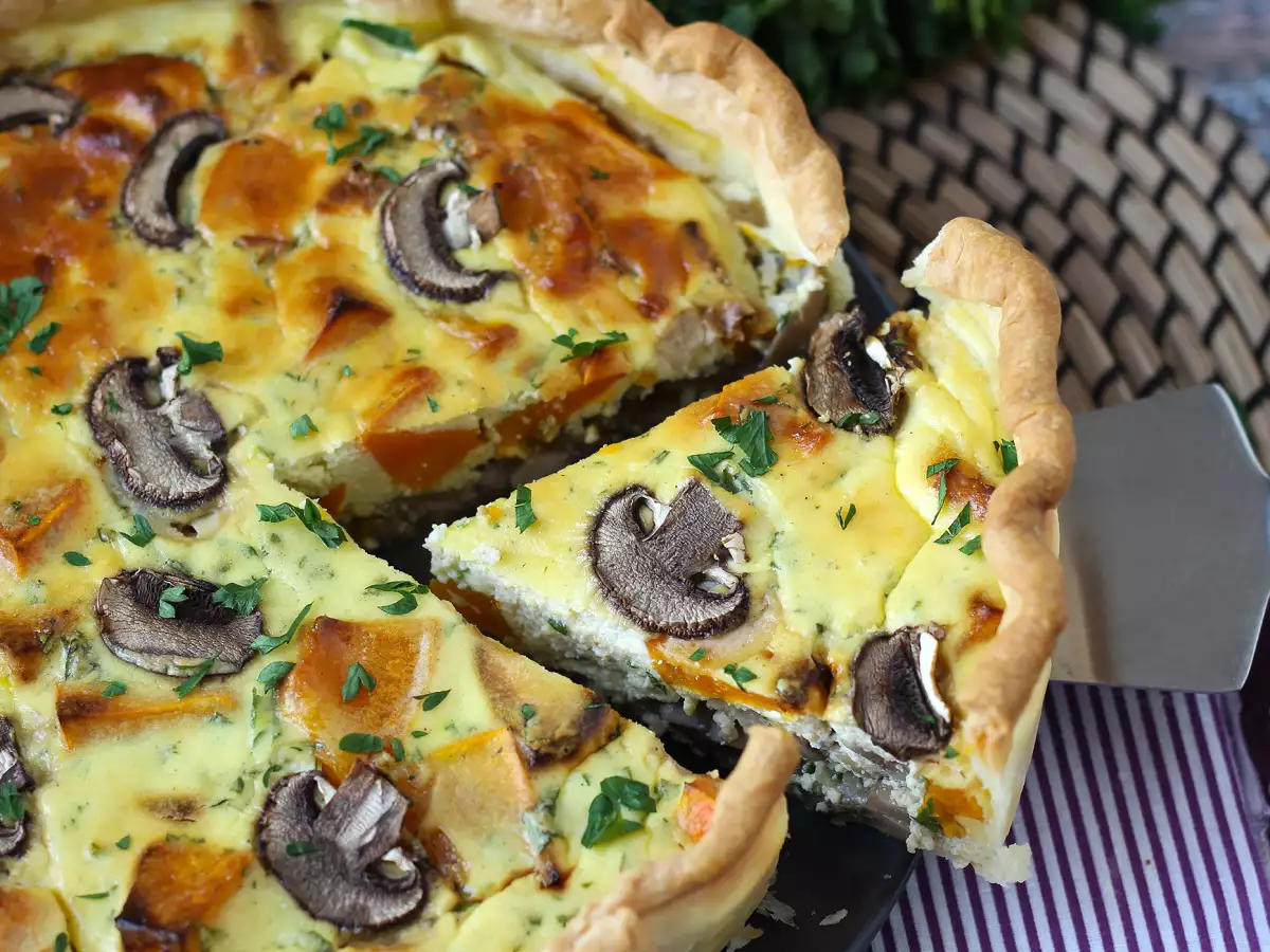Quiche Jamur dan Labu Potimarron - foto 7
