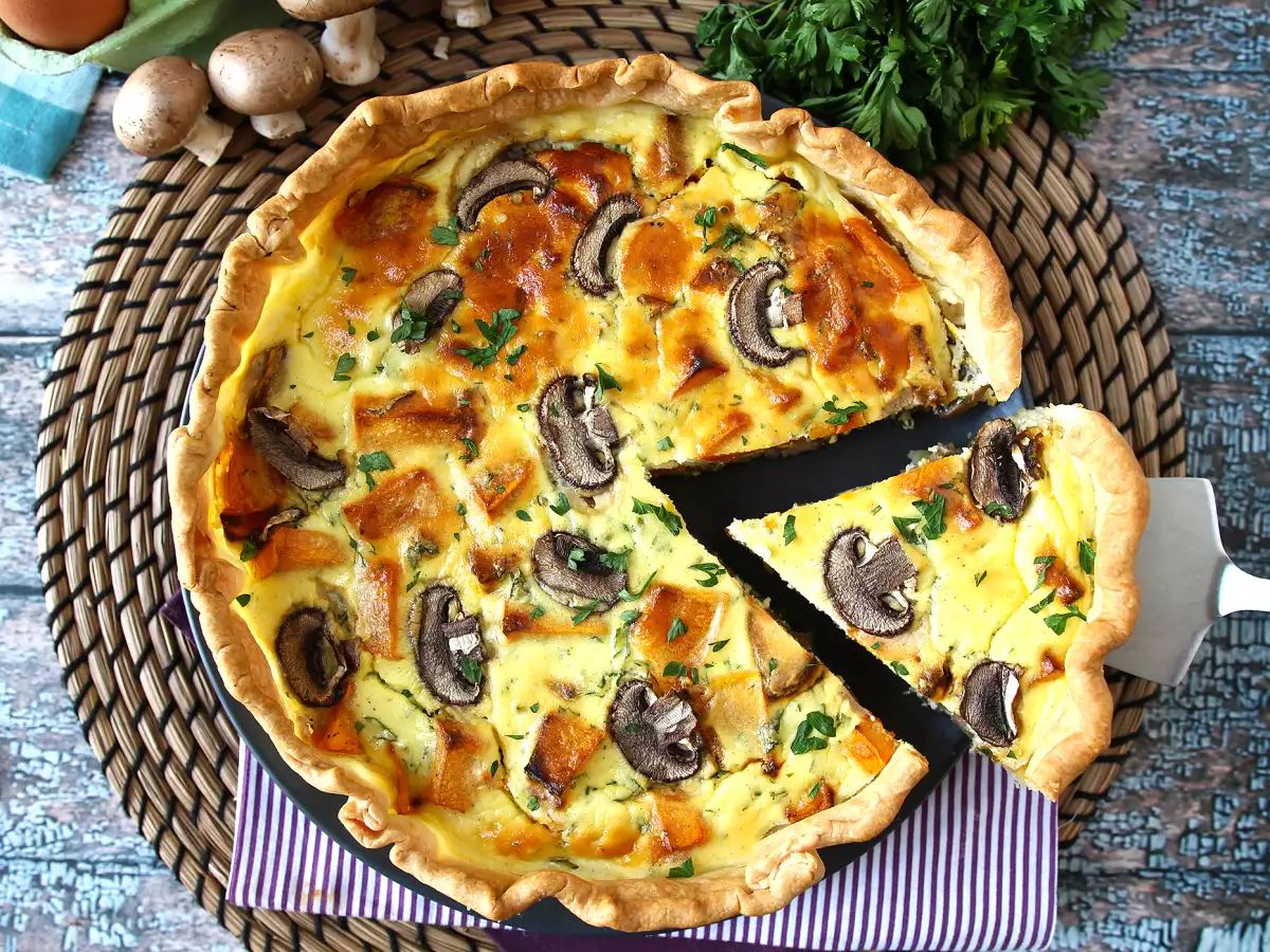 Quiche Jamur dan Labu Potimarron - foto 8