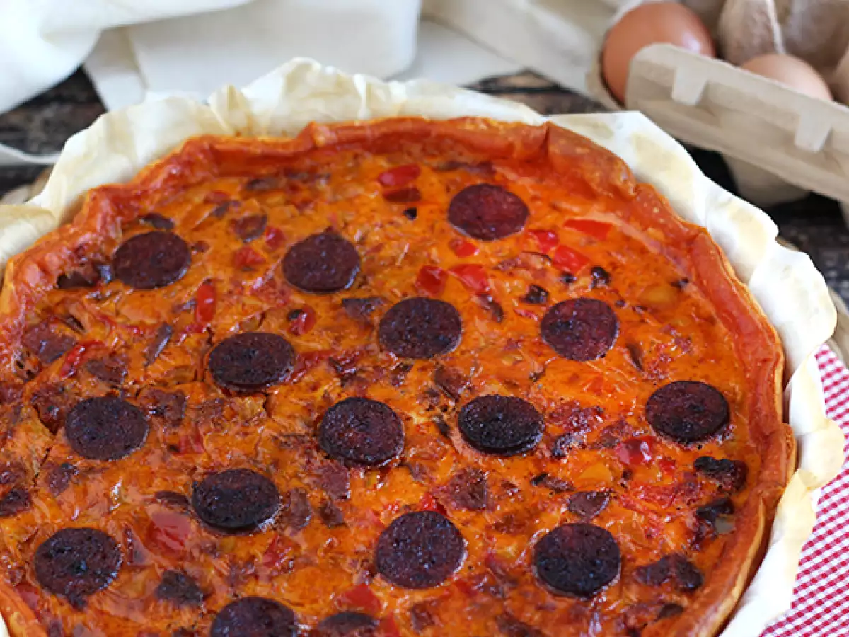 Quiche Paprika dan Chorizo - foto 2