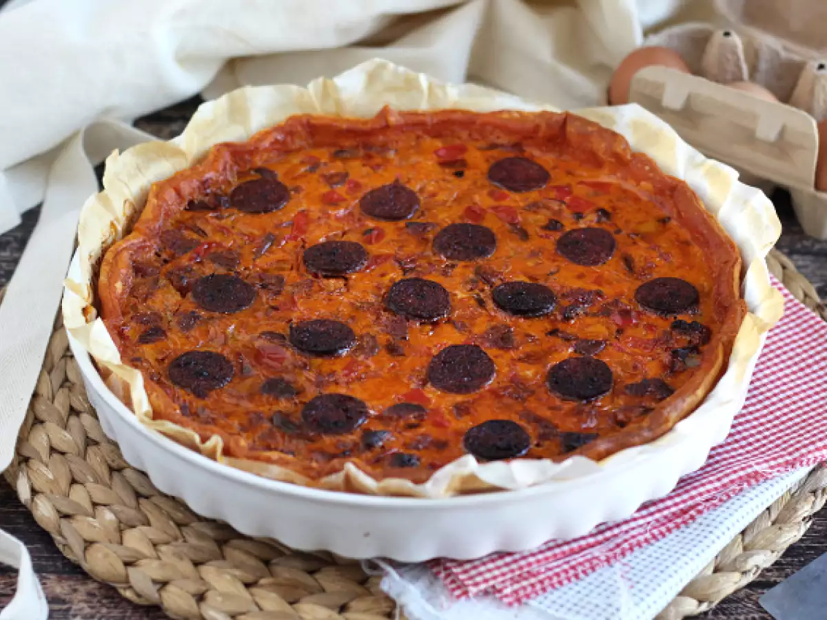 Quiche Paprika dan Chorizo - foto 3