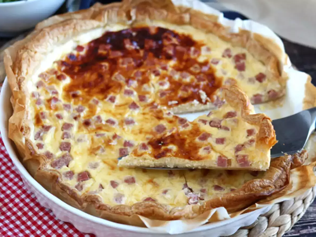 Quiche rendah lemak dengan ham, keju, dan yoghurt! - foto 3