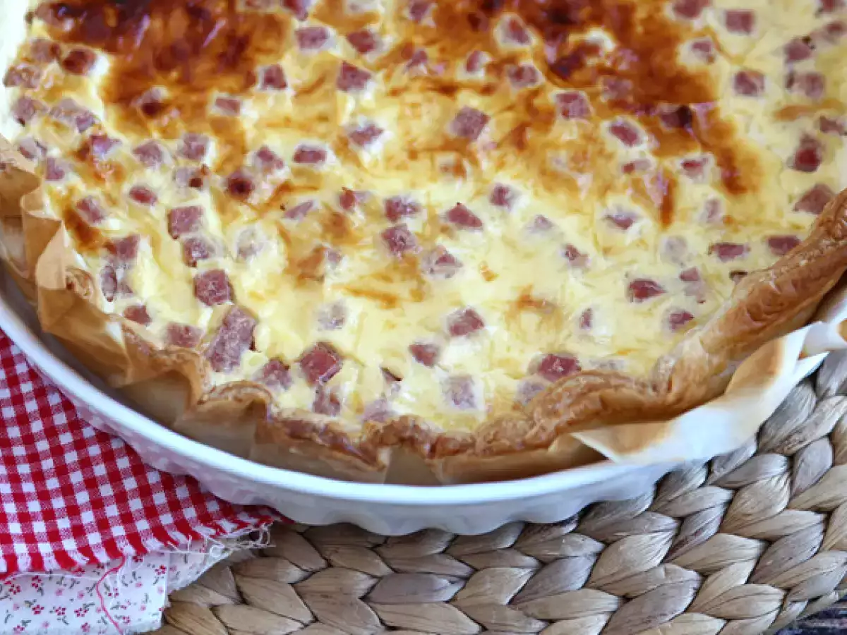 Quiche rendah lemak dengan ham, keju, dan yoghurt! - foto 4