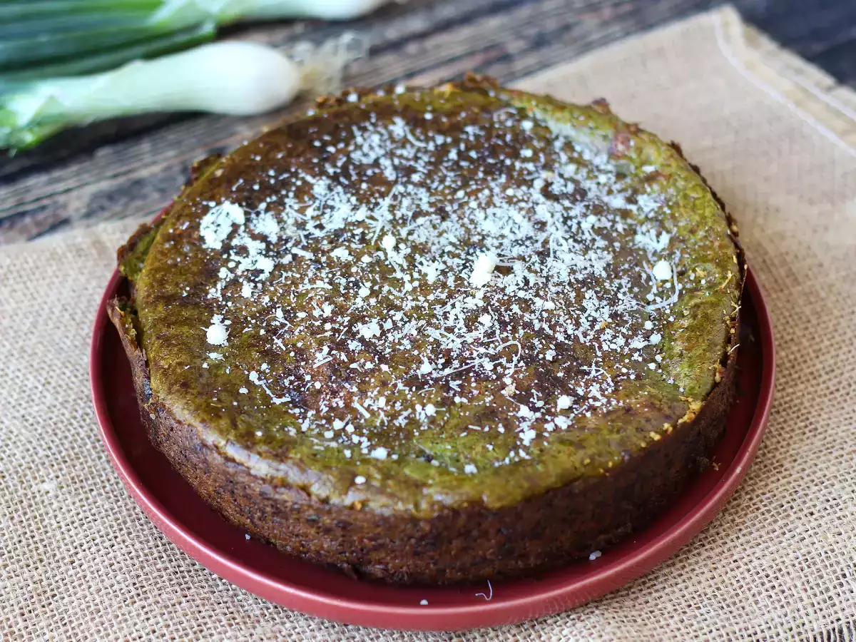 Quiche tanpa adonan dengan bayam dan keju Gouda - foto 2