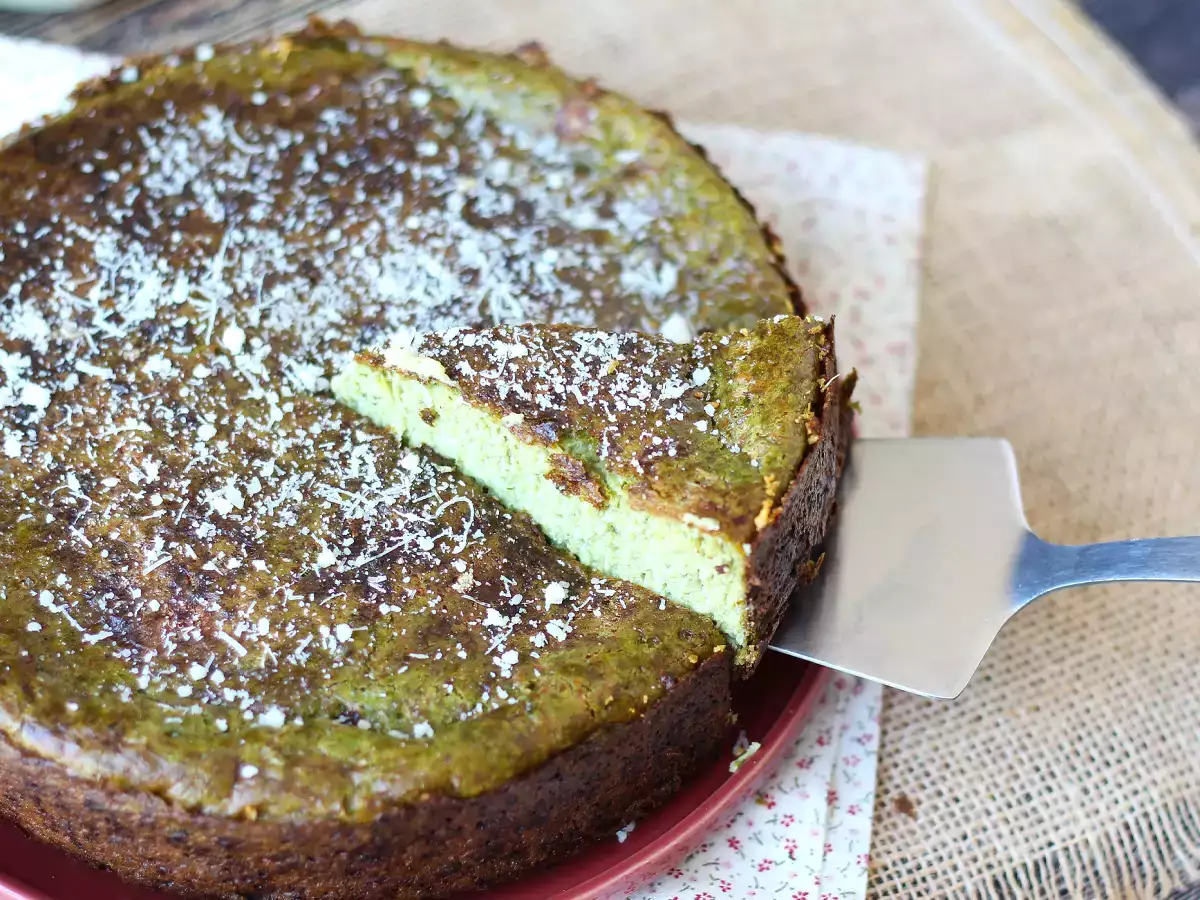 Quiche tanpa adonan dengan bayam dan keju Gouda - foto 4